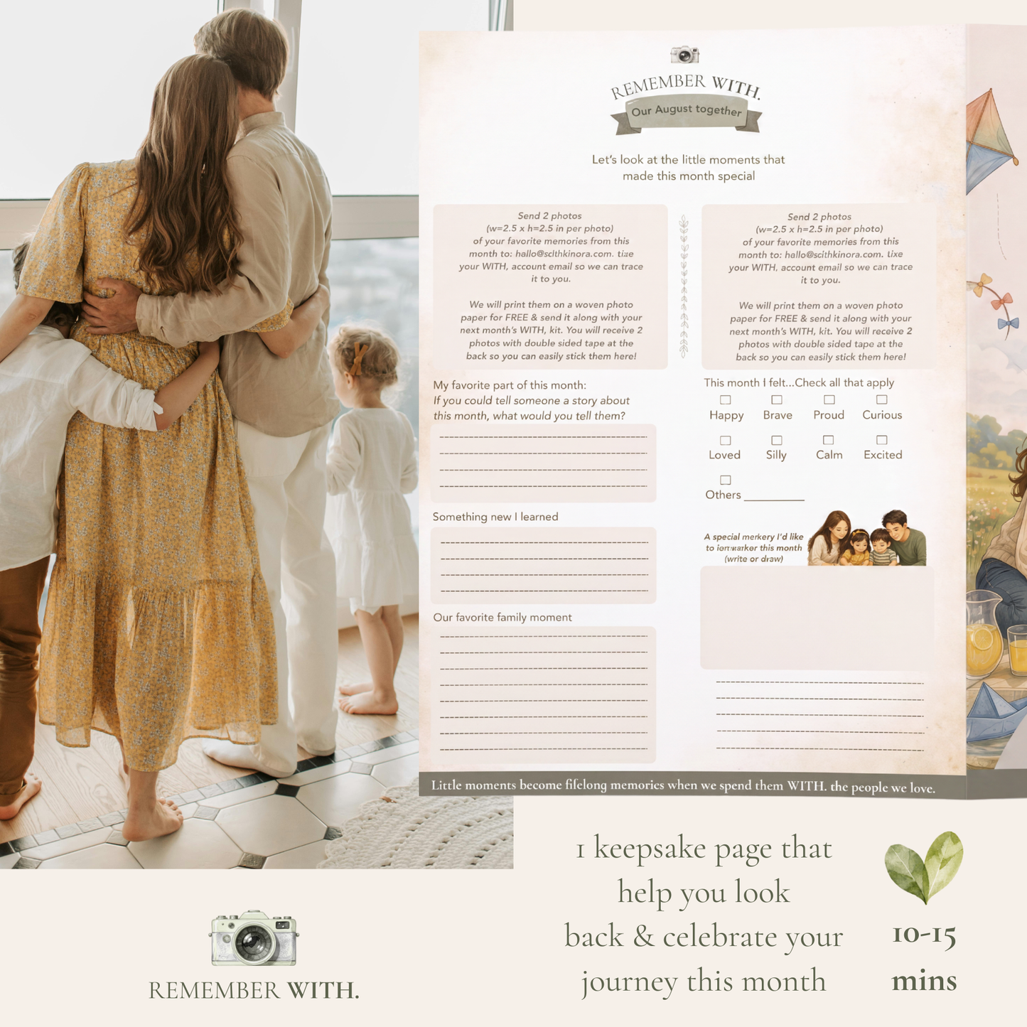 WITH. Monthly Family Activity Kit (Ages 3–5) | August 2026 – Summer Adventures