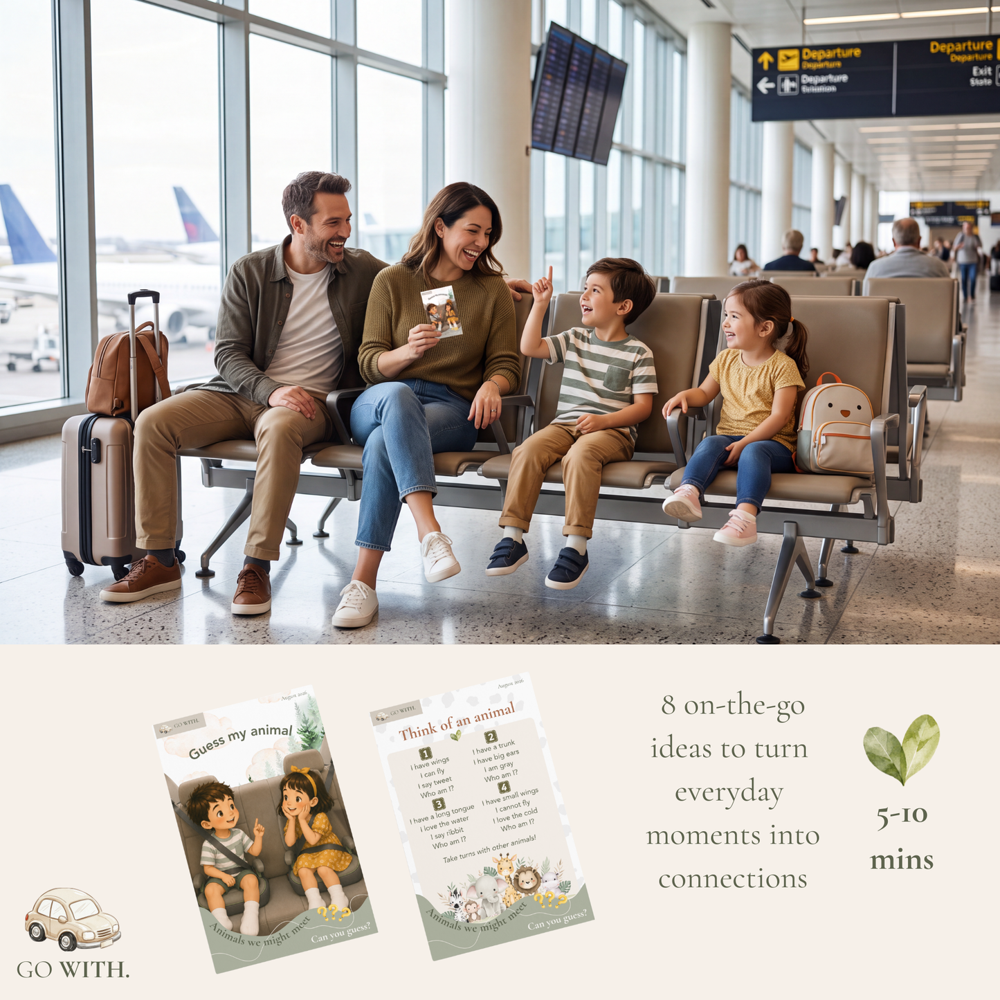 WITH. Monthly Family Activity Kit (Ages 3–5) | August 2026 – Summer Adventures