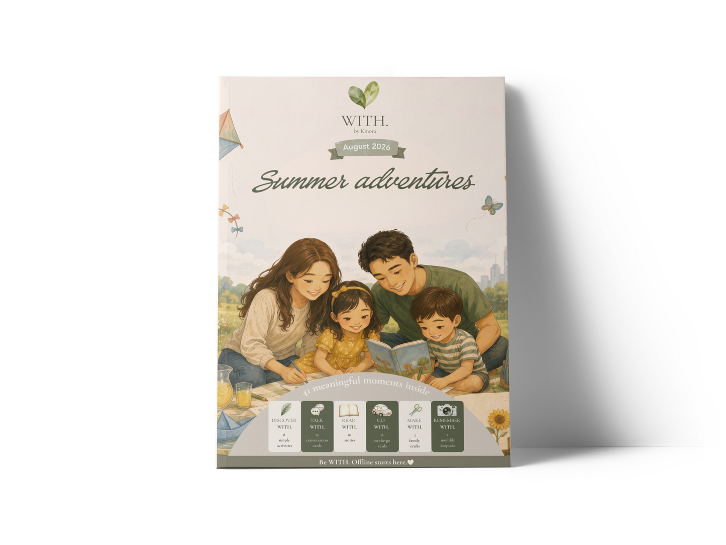 WITH. Monthly Family Activity Kit (Ages 3–5) | August 2026 – Summer Adventures